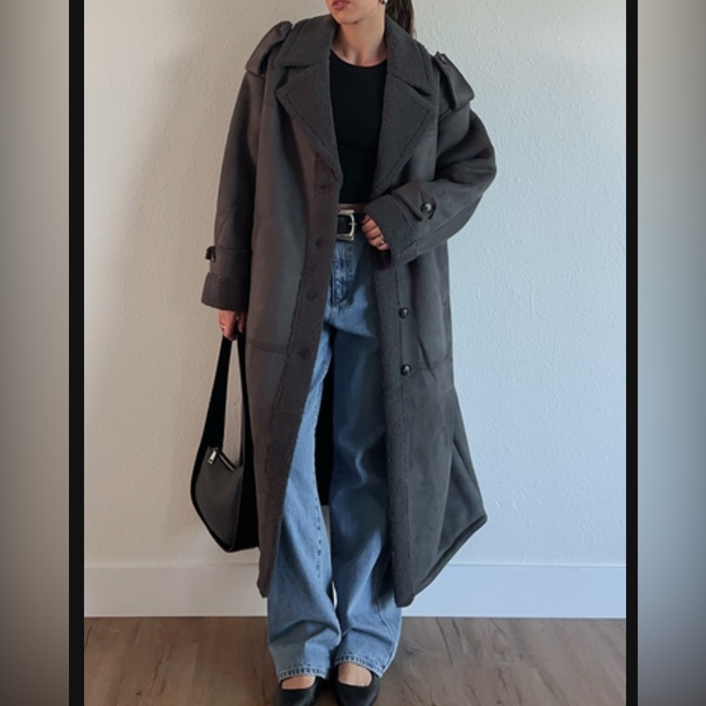 4th + Reckless Gray Long Coat